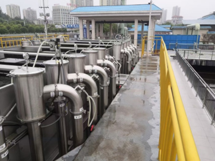 3、湖南省郴州市某汙水處理（lǐ）廠項目-高效氣浮設備.jpg