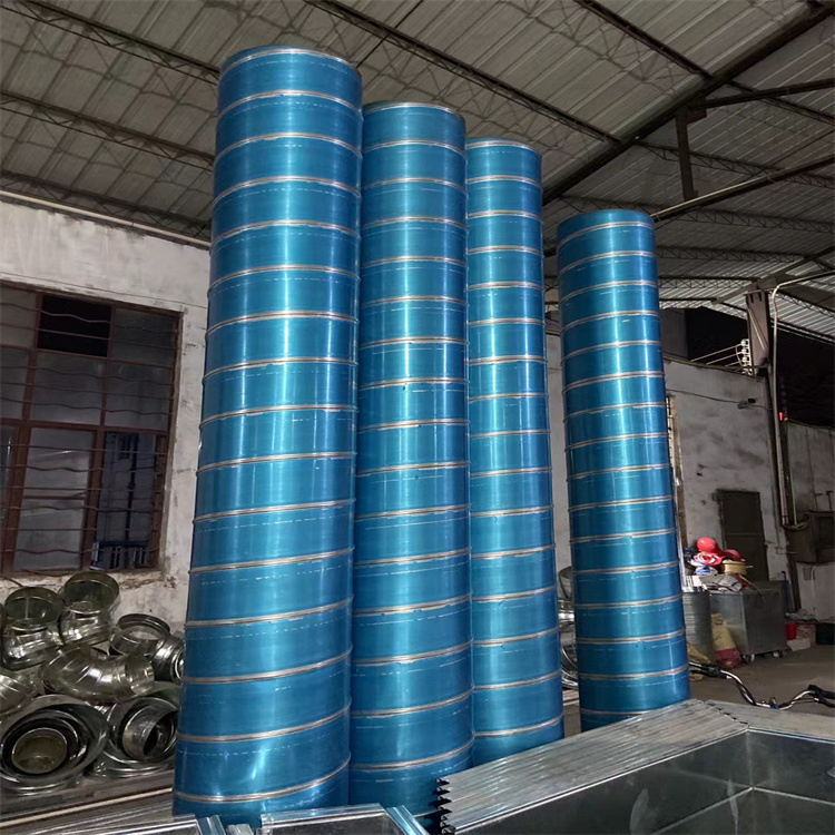 沙井不鏽鋼風（fēng）管廠家承接201不鏽（xiù）鋼螺旋風管生產和螺旋風管安裝工程（chéng）