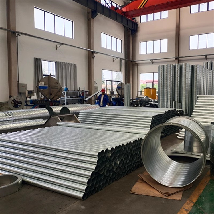 西鄉通風（fēng）管道生產廠家批發不鏽鋼螺（luó）旋風管（guǎn） 加工304不鏽鋼螺旋風管（guǎn）